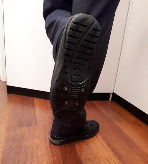 Ice cleats for footwear.