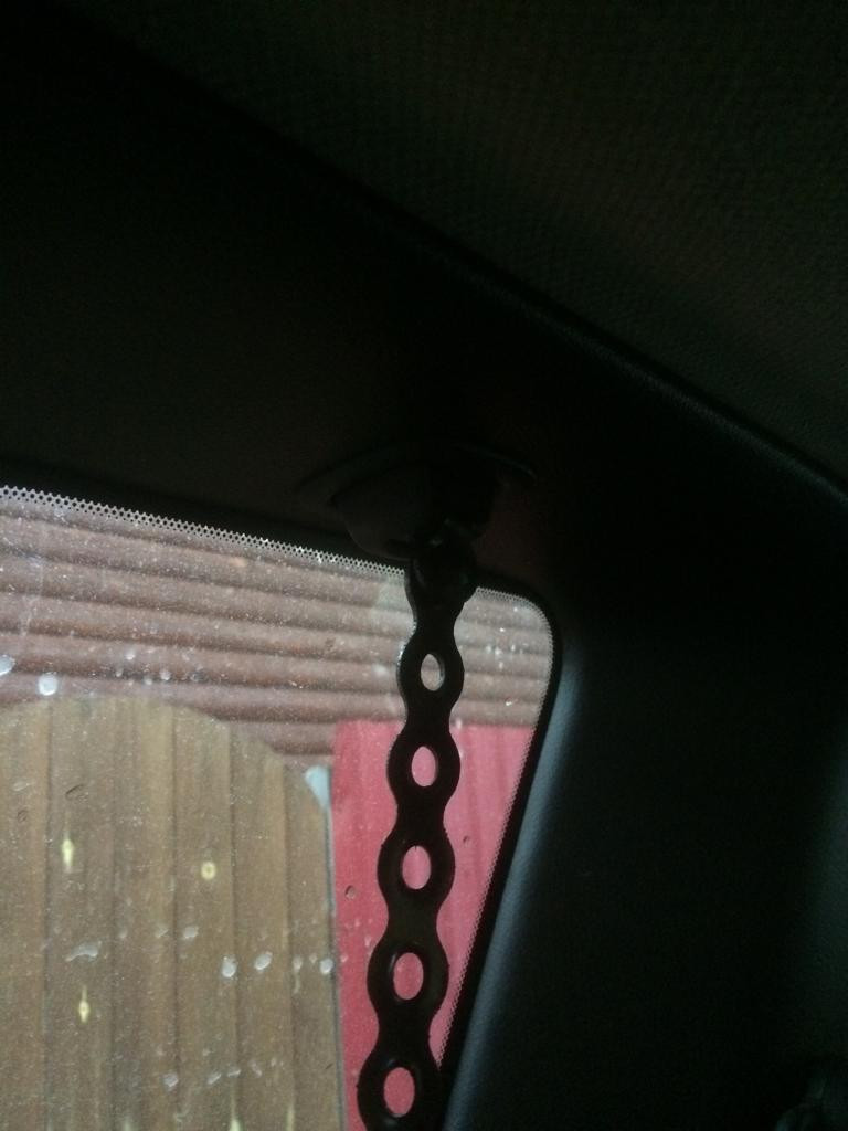 Perforated fixing strap
