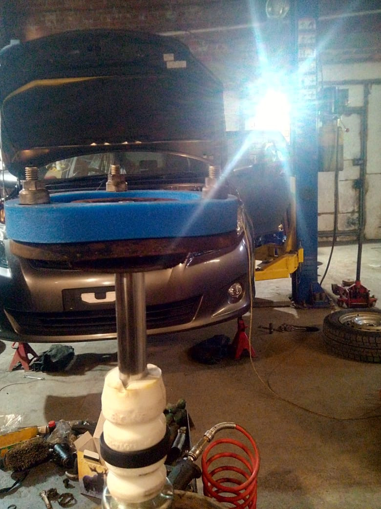 Shock absorber rear strut spacer, lift +20 mm