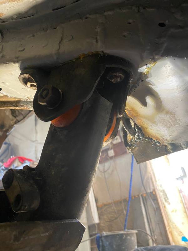 Rear control arm (beam) silent block, rear suspension.