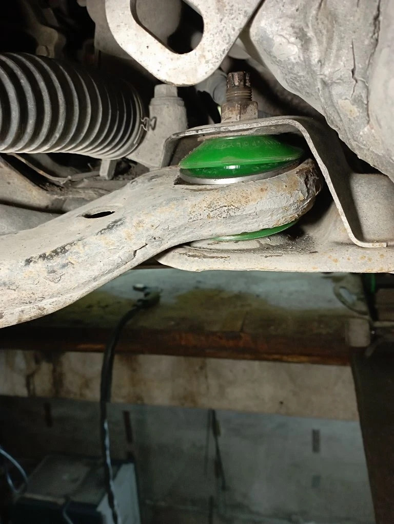 Lower control arm rear silent block, front suspension (caster kit)