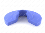 Уплотнение штока, воротник 100x130-14/3,5, аналог ГОСТ 6678-53, Código de product 70-08-943035, Poliuretano, PU54/M87/синий, Imagen №1