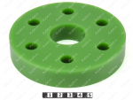 Муфта D 130 * d 40 * H23, Código de product 33-01-1288, Poliuretano, PU54/M80/зеленый, Imagen №1