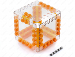 Decorative cube (small), Código de product 56-20-0075, Poliuretano, naranja, Imagen №1