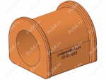 Stabilizer bar bushing, rear suspension, Código de product 31-01-013, Poliuretano, Imagen №1