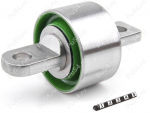 Trailing arm silent block, rear suspension (sectional), Código de product 1-26-268, Poliuretano, PU54/M80/verde, Imagen №1