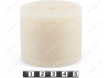 Polyamide 6 body mount (+50 mm), OD = 12 mm, ID = 60 mm, Código de product 0-12-601250, Poliuretano, blanco 60*50*12*PA, Imagen №1