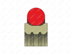 Роторное уплотнение 20x24,9x2,2 аналог K702 KASTAS Roto Glyd Ring, Código de product 70-08-5282, Poliuretano, PTFE+PU87*M, Imagen №1