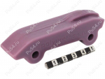 Deslizador de cadena de motocicleta, Código de product 55-00-004, Poliuretano, PU54/M87/azul, Imagen №1