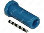 Buje del brazo superior de la suspensión delantera, OD = 23 mm, Código de product 55-01-011, Poliuretano, PU54/M87/синий, Imagen №1