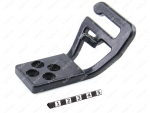 Soporte de correa de amarre "Hebilla Doblado”, Código de product 33-00-081, Poliuretano, PU54/M80/negro, Imagen №1