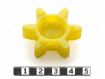Эластичный элемент муфты ROTEX GS, аналог ROTEX GS 19, Código de product 33-99-9231, Poliuretano, PU54/M95/желтый, Imagen №1