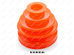 Пыльник D 140 х d 42 х H 140, Código de product 31-05-019, Poliuretano, PU54/M72/оранжевый, Imagen №1