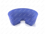 Манжета 28 28x10-7/2, аналог ГОСТ 6678-53, Código de product 70-08-943504, Poliuretano, PU54/M87/синий, Imagen №1
