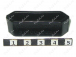 Eyelet for waist-belt, Código de product 33-00-0851, Poliuretano, PU54/M71/negro, Imagen №1
