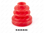 CV-joint dust boot (inner), rear suspension, Código de product 1-05-029, Poliuretano, PU54/M71/naranja, Imagen №1