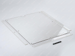 Plastic paper shield, A4 (vertical, wall), Código de product 56-20-502-01, Poliuretano, Imagen №1