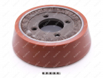Ролик раскатной D255 x d205 x H75 (восстановление), Código de product 333-01-1180, Poliuretano, PU54Q/E92/коричневый, Imagen №1
