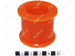 Stabilizer bushing, rear suspension, ID =25,5 mm, Código de product 15-01-413, Poliuretano, PU54i/K72/темно-оранжевый, Imagen №1
