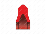 Уплотнение поршня 16x6.5x2.3 аналог KA16 N 890/16 193578 KA-ring KNORR (NPU-365), Código de product 70-08-967047, Poliuretano, PU54/M92/красный, Imagen №1