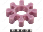 Inserto elástico D 154 x D 80 x H 30 (rueda dentada), Código de product 33-01-1035, Poliuretano, PU54i/K87/синий, Imagen №1