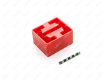 Колпачок защитный, Código de product 33-01-1583, Poliuretano, PU54/K55/красный, Imagen №1