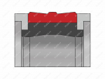 Уплотнение DK-109D, Código de product 78-DK-109D, Poliuretano, 139*160*19,5*PU87*M, Imagen №1