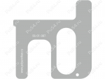 "Prodder": a hands-free door opener (large), Código de product 56-01-087, Poliuretano, 4mm gris, Imagen №1