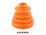 CV-joint dust boot (outer), front and rear suspension, Código de product 1-05-025, Poliuretano, PU54/M71/naranja, Imagen №1