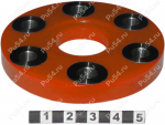 Disc, Código de product 33-01-804, Poliuretano, PU54/M87/azul, Imagen №1