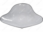 ATV, 4 Wheeler windshield YAMAHA., Código de product 55-44-5013Pc, Poliuretano, Imagen №1
