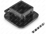 Cubrir de enganche de remolque, Código de product 0-00-962, Poliuretano, PU54/M71/negro, Imagen №1