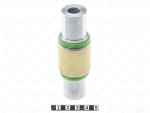 Frontal lower lateral arm silent block, rear suspension (underframe) (pressed-in), Código de product 3-06-6951, Poliuretano, PU54/M80/verde, Imagen №1