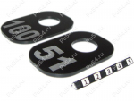 Black table numbers (Nrs 51-100), Código de product 56-20-0013-2, Poliuretano, Imagen №1