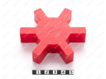 Вставка упругая муфты LOVEJOY L110, аналог полиуретановый, Código de product 33-99-9207, Poliuretano, PU54/M92/красный, Imagen №1