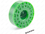 Spring spacer, rear suspension (lift +30 mm), Código de product 24-12-0043, Poliuretano, PW54/K80/светло-зеленый, Imagen №1