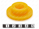Колпачок-ножка на болт М10, 45 мм, Código de product 33-01-070, Poliuretano, PU54/M95/желтый, Imagen №1