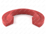 Грязесъемник 1-380 ГОСТ 24811-81 (376,5х412,5х7*14), Código de product 70-02-1060, Poliuretano, PU54/M92/красный, Imagen №1