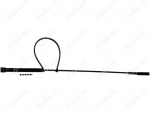 Short horsewhip, Código de product 33-20-091, Poliuretano, negro, Imagen №1