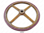 Колесо D 700 x d 670 x H 35 (восстановление), Código de product 333-01-1003, Poliuretano, PU54/K87/пурпурный, Imagen №1