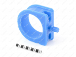 Buje para cremallera de dirección, Código de product 1-12-110, Poliuretano, PU54/M72/оранжевый, Imagen №1