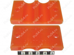 Soporte para tuberías 2 plazas, Código de product 33-01-586, Poliuretano, negro, Imagen №1