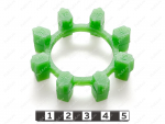 POLY-NORM 28 вставка муфты KTR, эластичная, Código de product 33-99-90610, Poliuretano, PU54/M80/зеленый, Imagen №1