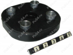 Steering shaft coupling (base), Código de product 24-14-900, Poliuretano, PU54/E98/negro, Imagen №1