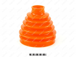 CV-joint inner dust boot, rear suspension, Código de product 3-05-018, Poliuretano, PU54/E72/rojo, Imagen №1