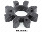Flexible inserto (araña) para curvada mandíbula acoplamiento 160*68*30 (8 haces), Código de product 33-01-1195, Poliuretano, PU54/E98/negro, Imagen №1