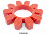 Piñón de acoplamiento elástico 290*147*46 (10 vigas), Código de product 33-01-1158, Poliuretano, PU54/M92/rojo, Imagen №1
