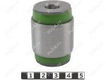 Rear shock absorber lower silent block, Código de product 26-06-0211, Poliuretano, PU54/M80/verde, Imagen №1