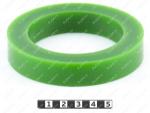 Roller of the machine pulling D100хd70хH19, Código de product 33-01-1110, Poliuretano, PU54/M80/verde, Imagen №1