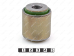 Lower lateral control arm rear outer silent block, front suspension (pressed-in), Código de product 21-06-19821, Poliuretano, PU54/M80/зеленый, Imagen №1